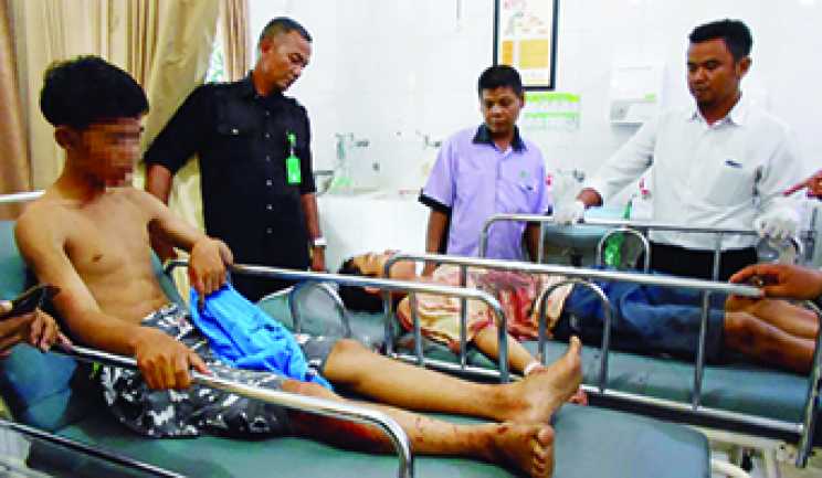 Jambret Hp Mahasiswi, 2 Pemuda Digebuk Massa