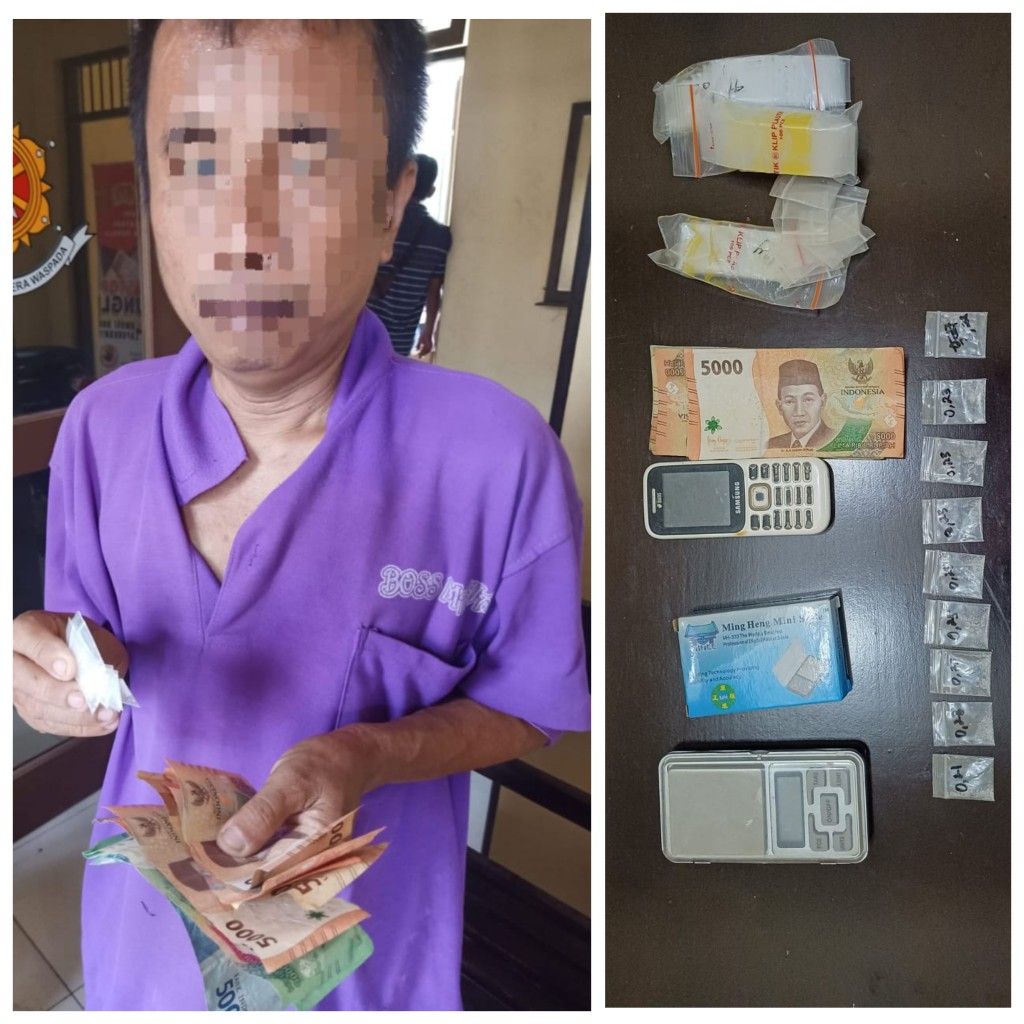 Narkoba Menggila, Warga Sumenep Diringkus Gegara  Sabu 2,1 gram