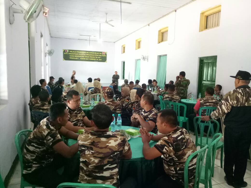 Kodim 0827/Sumenep Gelar Silaturahmi dan Pembinaan Keluarga Besar TNI