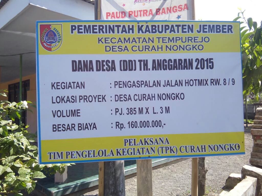 Kepala Desa Wajib Pasang Baliho Realisasi Penggunaan DD