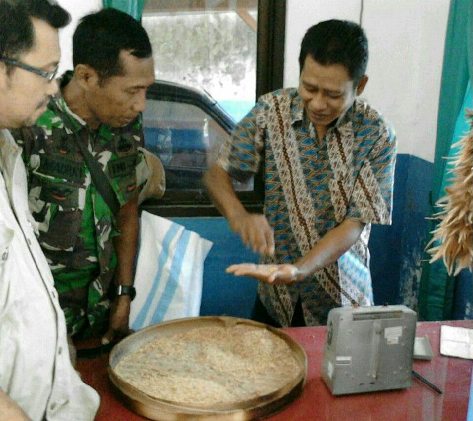 Babinsa Ramil Bluto Kawal Hasil Sergap Gabah Petani Ke Bulog Babinsa Ramil Bluto Kawal Hasil Sergap Gabah Petani Ke Bulog