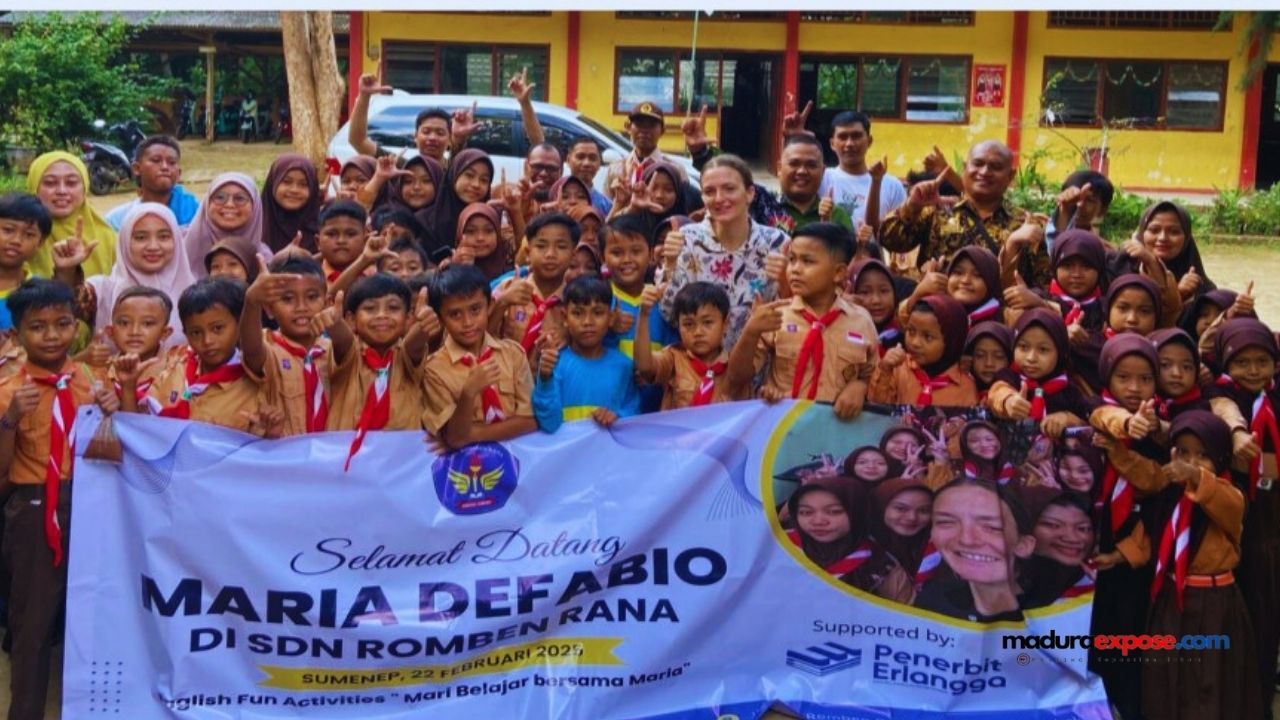 Sumenep Kedatangan Maria Defabio Guru Amerika Serikat