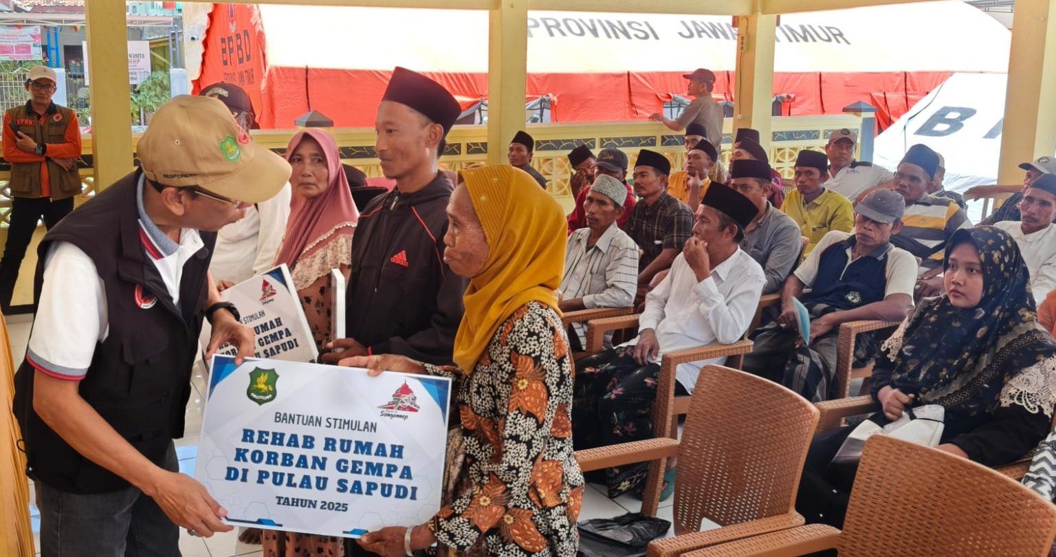 Pemkab Sumenep Gaspol Salurkan Bantuan Stimulan Gempa APBD Minggu Depan