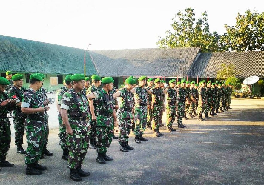 KODIM 0827/SUMENEP GELAR APEL PENGAMANAN IMBANGAN KUNKER RI-1, KE WILAYAH JATIM