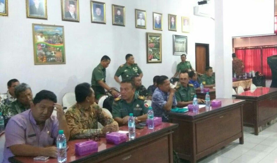 Dandim Sumenep Hadiri Rapat Koordinasi UPSUS TW- II