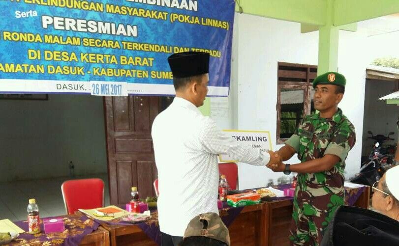 Babinsa Kerta Barat Berikan Pembinaan Pokja Linmas dan Ronda Malam Babinsa Kerta Barat Berikan Pembinaan Pokja Linmas dan Ronda Malam