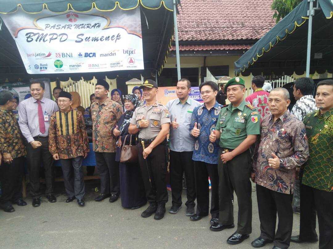 Komandan Kodim 0827 Sumenep Hadiri Acara Pembukaan Pasar Murah Ramadhan