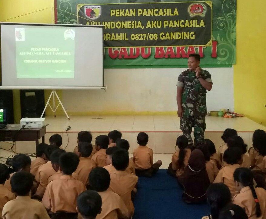 SDN Gadu Barat I Ganding, Ikuti Giat Pekan Pancasila