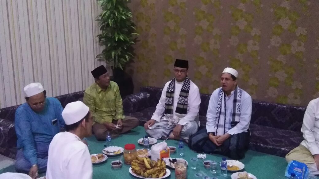 Imam buchori dikunjungi Gubernur terpilih DKI jakarta.