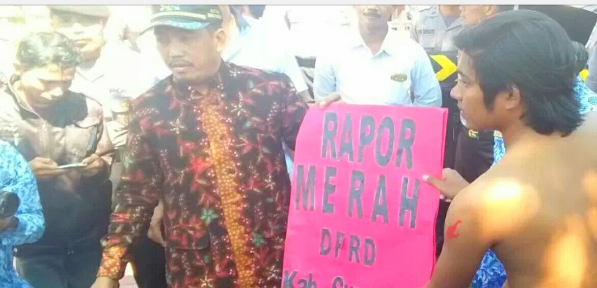 Dipimpin Herman Dali, DPRD sumenep Dapat Rapor Merah