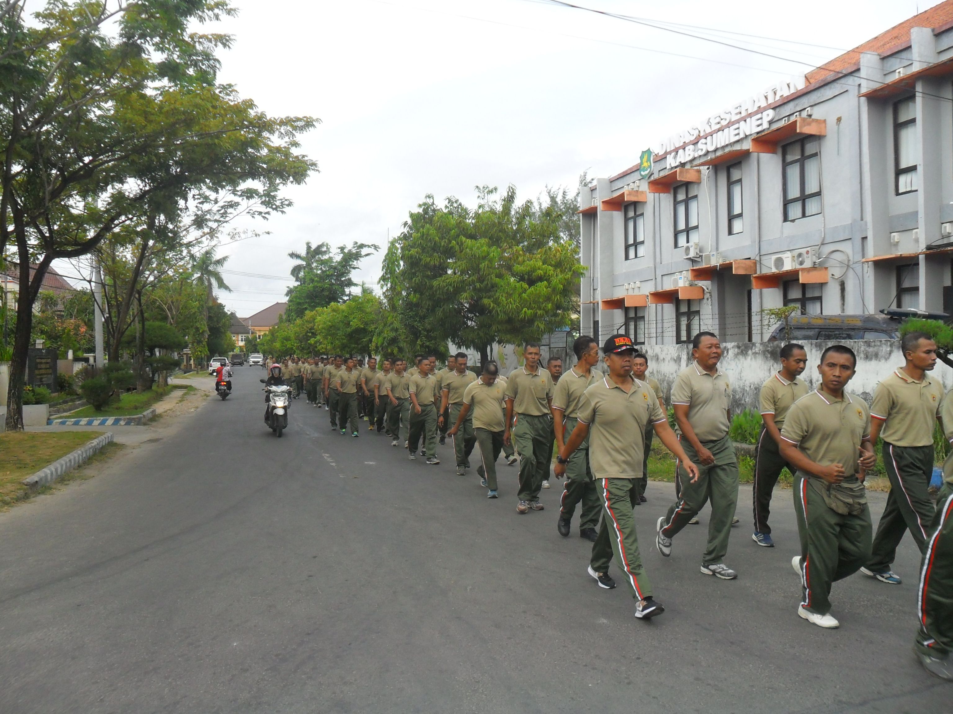 Usai Apel Pagi, Anggota Kodim 0827 Sumenep