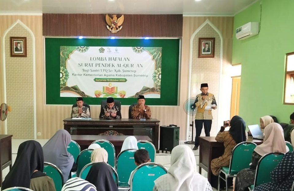 Tanamkan Cinta Al-Qur’an, Kankemenag Sumenep Gelar Lomba Hafalan