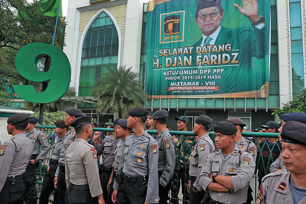 Gawat! Kantor PPP Dijaga Ketat Kepolisian