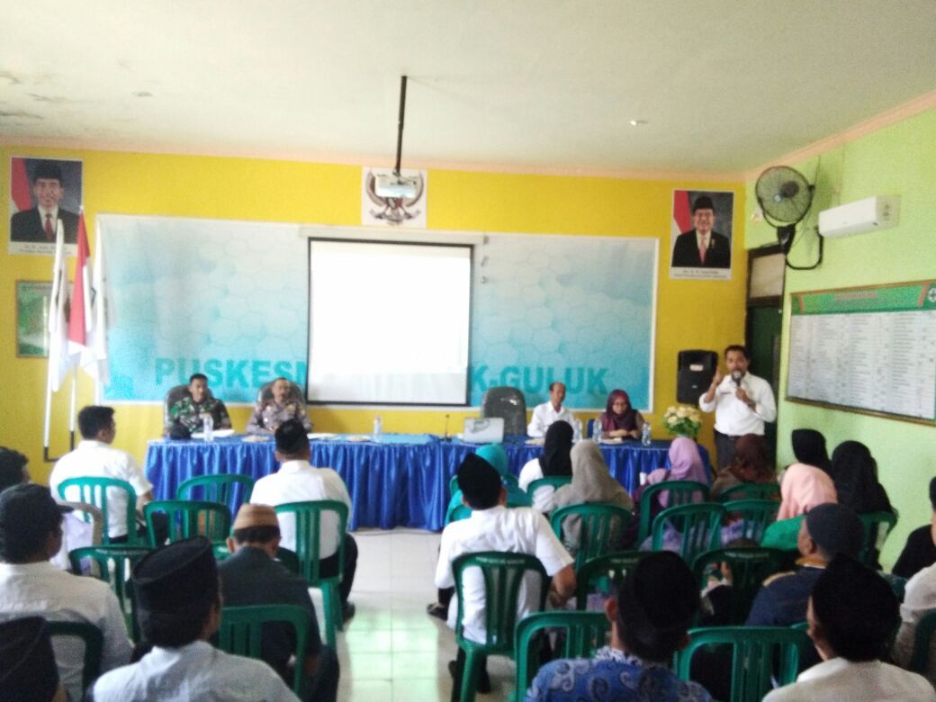 Danramil Hadiri Sosialisasi Imunisasi Measles Rubella