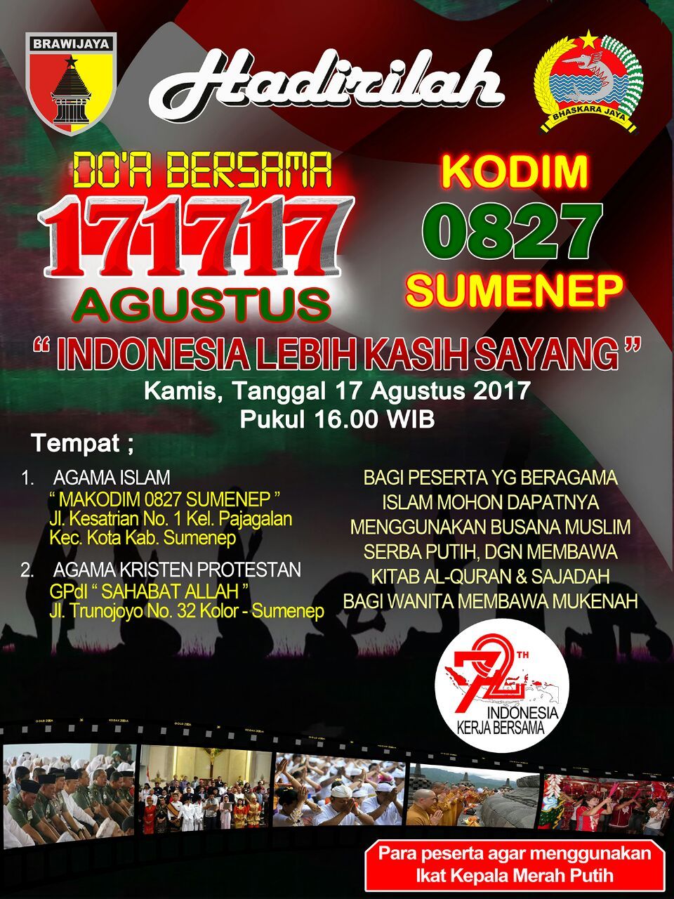 Kodim 0827 Sumenep Bakal Gelar Doa Bersama ‎171717