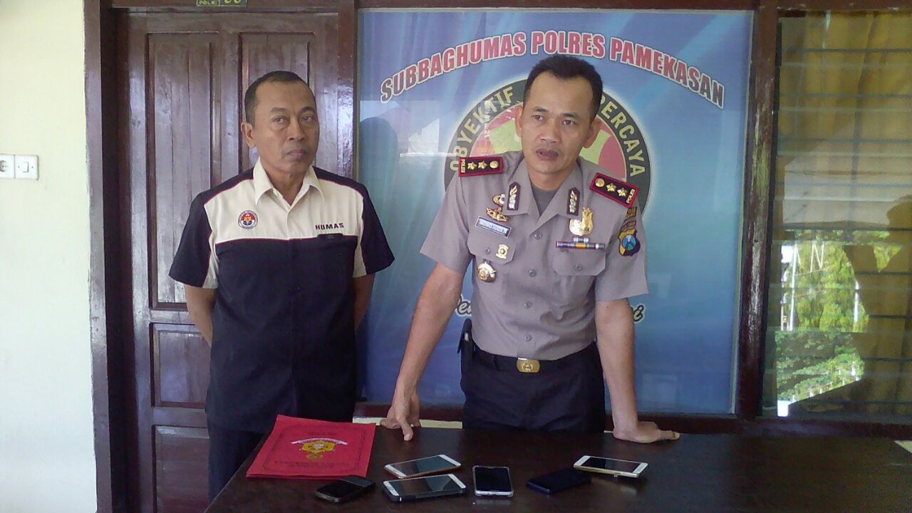 Polres Pamekasan, Tahan Ahmad Fauzan Kades Candi Burung Proppo Pamekasan