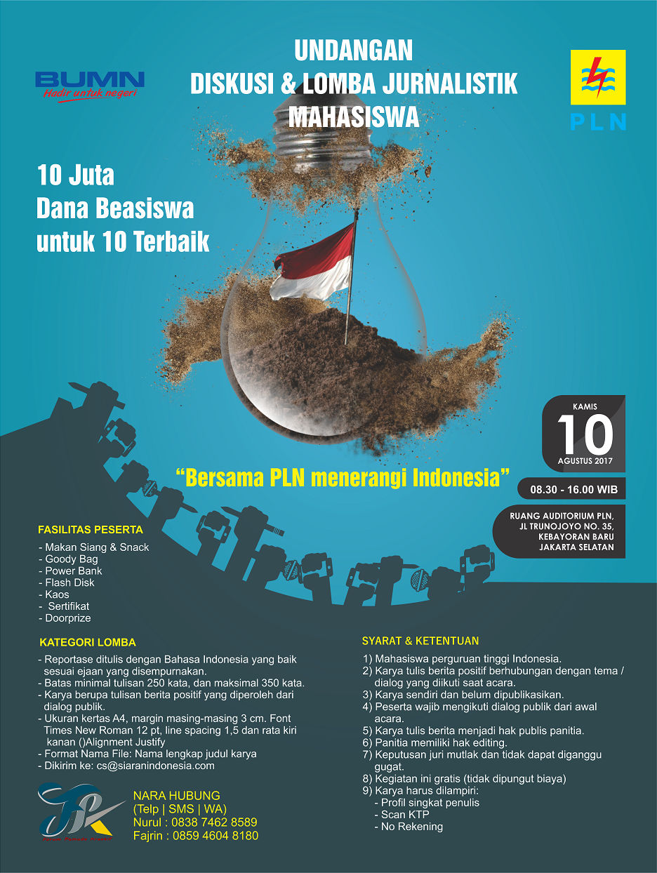 Hari Ini, PLN Gelar Dialog Publik dan Lomba Jurnalistik