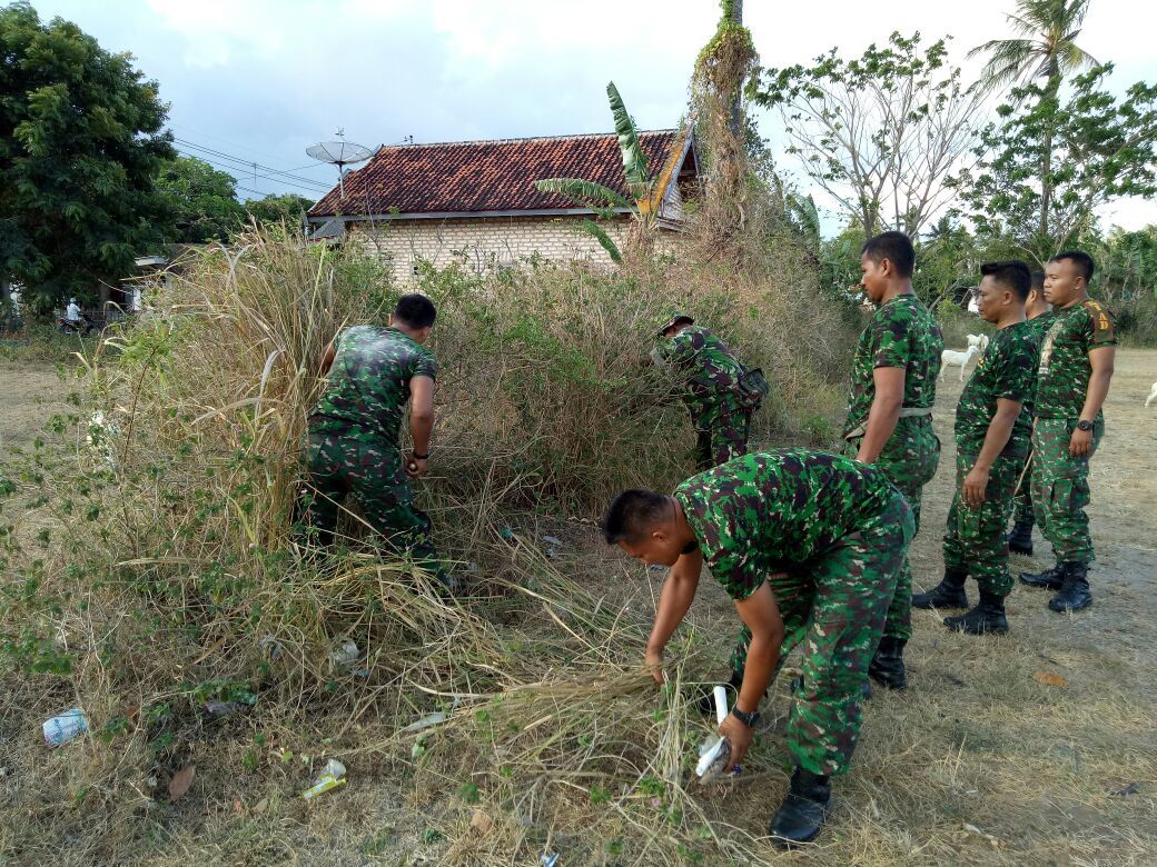 Kompak, Jelang Upacara TMMD Reguler ke 100 Kodim Sumenep