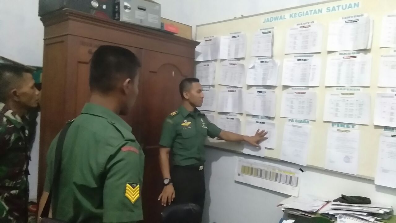 Kodim Sumenep Terima Kungker Tim Asistensi Pengawasan Latihan Kodiklat TNI-AD