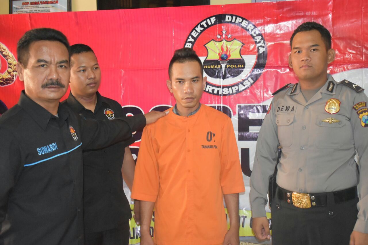 Karyawan Koperasi Asal Pamekasan Ditangkap Reskoba Polres Sumenep