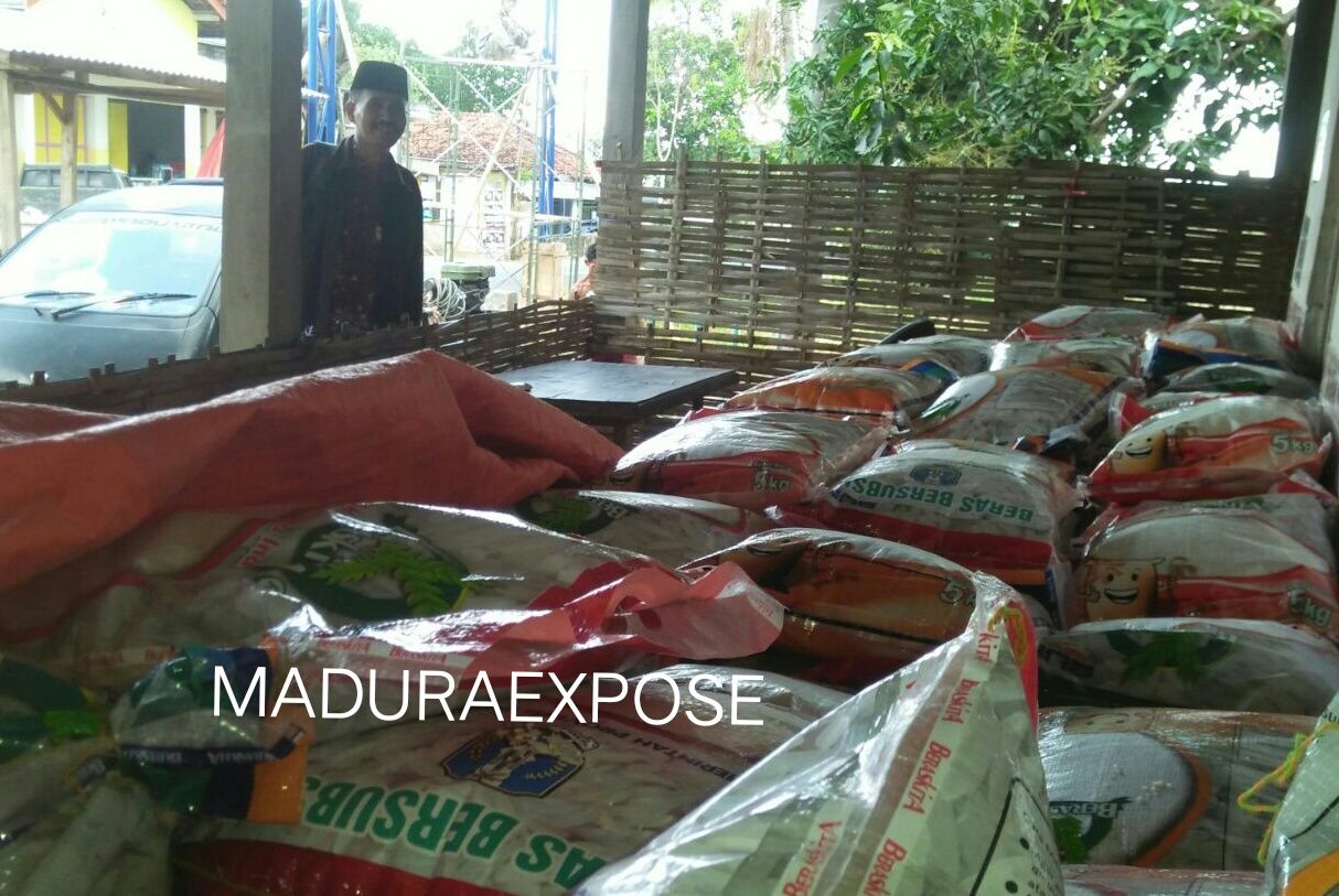 Beras Pemprov Ditimbun kerumah Warga Desa Guluk-Guluk, Penerima Manfaat Kecewa