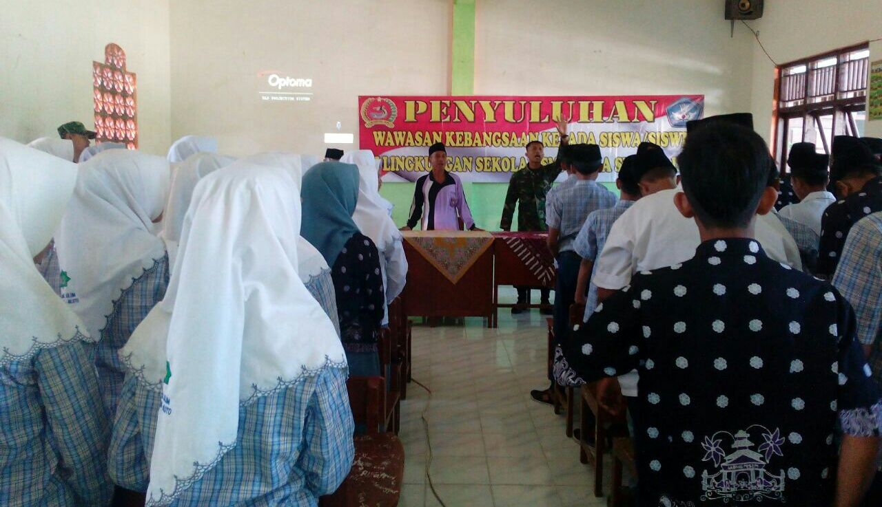 Danramil Bluto Support Wasbang Dan Outbond Siswa SMK
