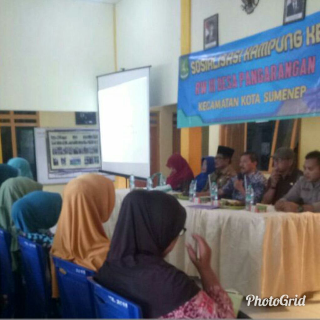 Babinsa Koramil 0827/01 Kota Hadiri Sosialisasi Di Balai Desa Pangarangan