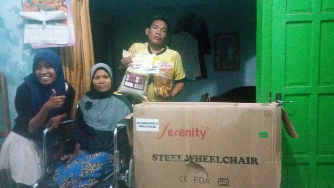 Melalui DGi, AKBP Edy  Santuni Pasutri Difabel