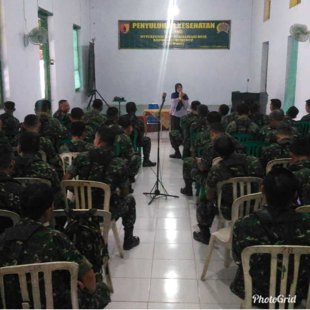 Wow,  Ada Penyuluhan Hipertensi dan Sosialisasi BPJS Anggota Kodim 0827