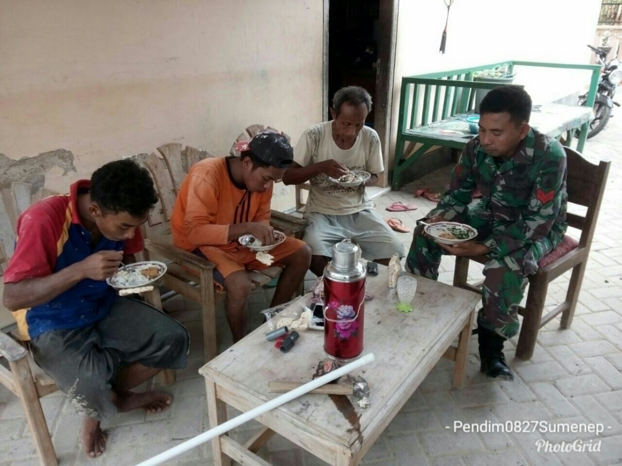 Kegiatan Silaturahmi Babinsa Pragaan, Mewujudkan Kebersamaan Bermasyarakat