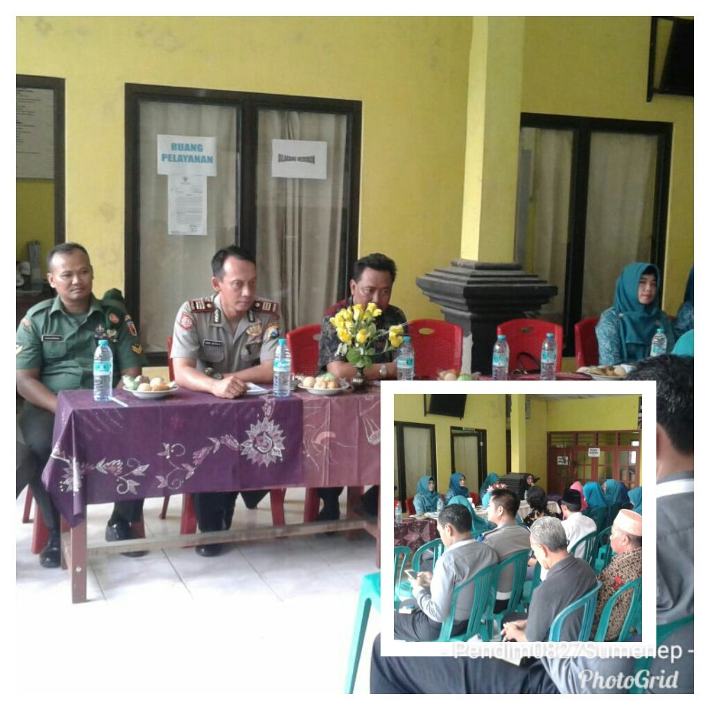 Babinsa Desa Marengan Laok Wakili Danramil Kalianget Hadiri Rakor