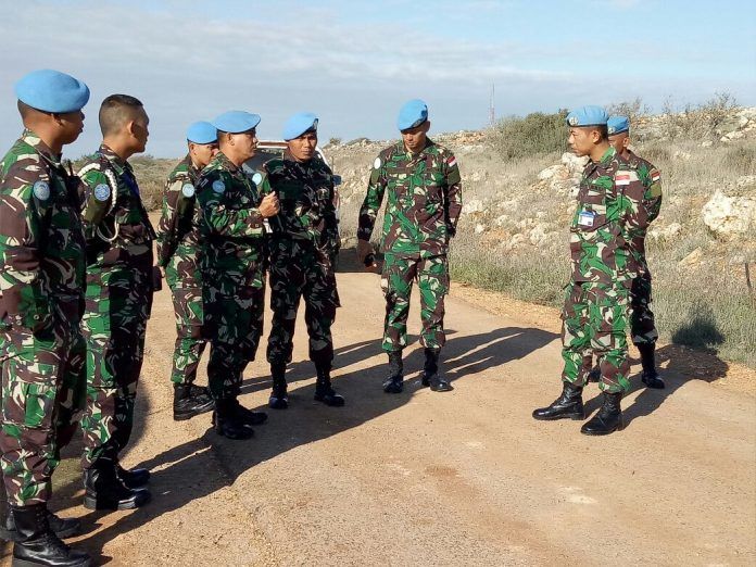 Komandan Satgas Indobatt Konga XXIII-L/Unifil Kunjungi Blue Line
