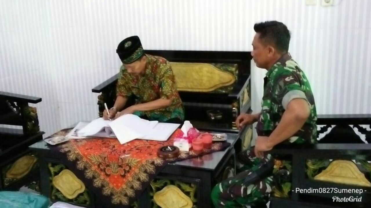 Babinsa Kalianget Sertu Suyanto, Anjangsana ke Rumah Suharto
