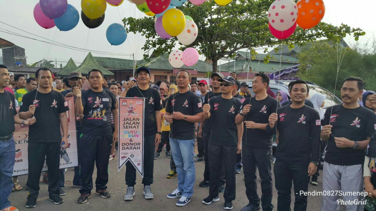 Danramil 0827/13 Rubaru, Hadiri Gelar JJS Sadar Pilgub dan Donor Darah