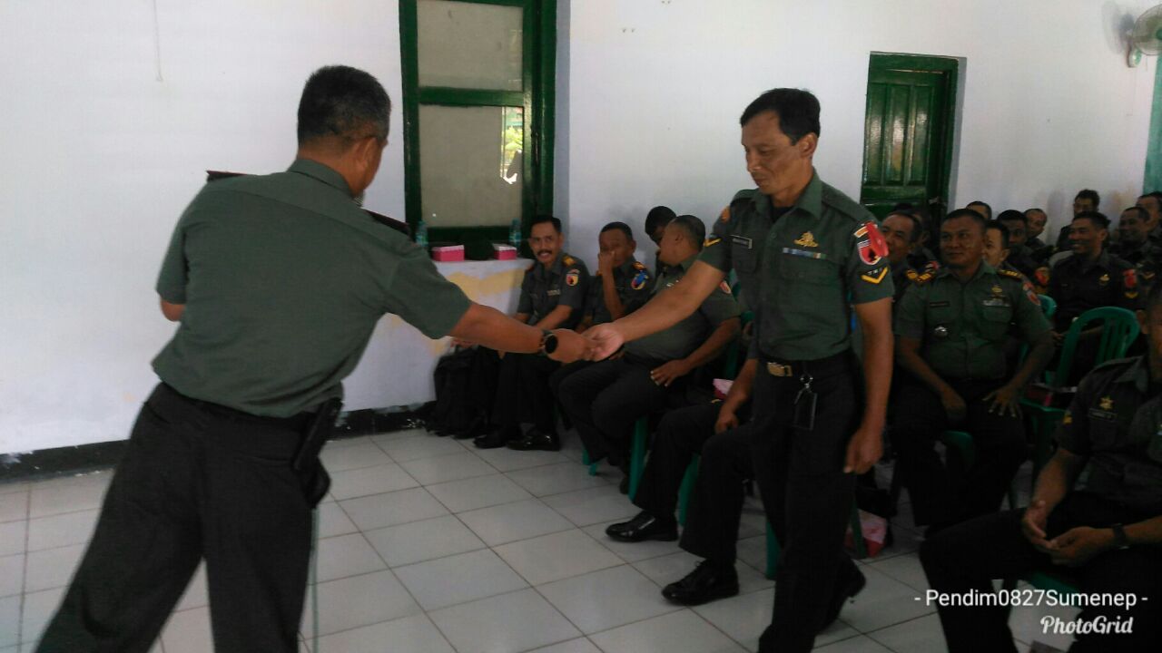 Dandim 0827 Sumenep Letkol Inf. Budi Santosa, Perkuat Hubungan Emosional dengan Anggotanya.