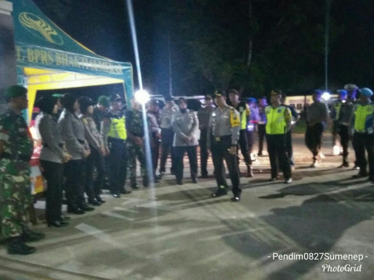 Kodim 0827 dan Polres Sumenep Siagakan Personil, Pelaksanakan Misa Malam Natal