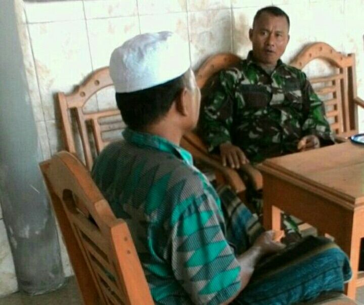 Netralitas TNI Harga Mati, Babinsa Himbau Warganya Hindari Konflik