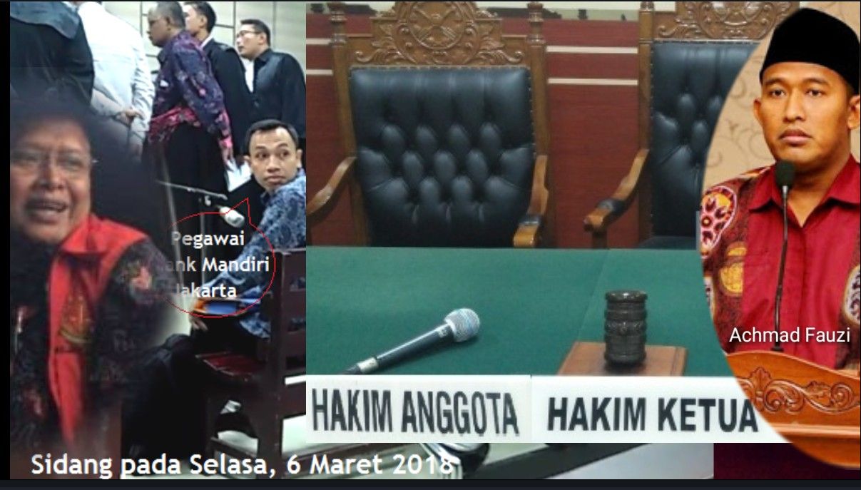 Sidang Korupsi PT WUS Sempat Tertunda, Benarkah Karena Ketidak Hadiran Achmad Fauzi?