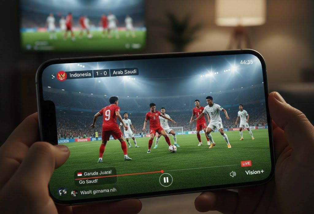 Siap Nonton Garuda! Panduan Lengkap Live Streaming Timnas Indonesia vs Arab Saudi dari HP Kamu