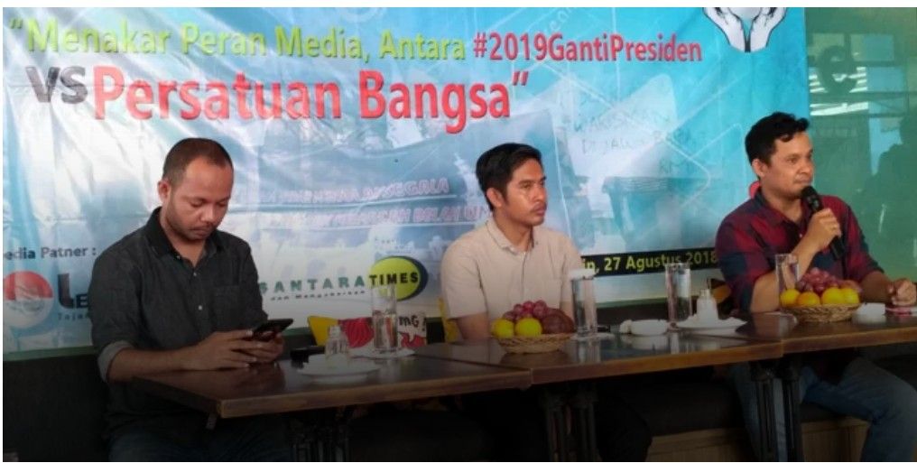 AJI: #2019GantiPresiden Populer Bukan Karena Media Mainstream