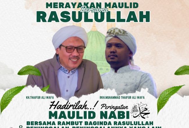 Ponpes  Assadad Ambunten Gelar Maulid Nabi: Hadirkan Peninggalan Rasulullah sebagai Media Tafaqquh dan Tabarruk