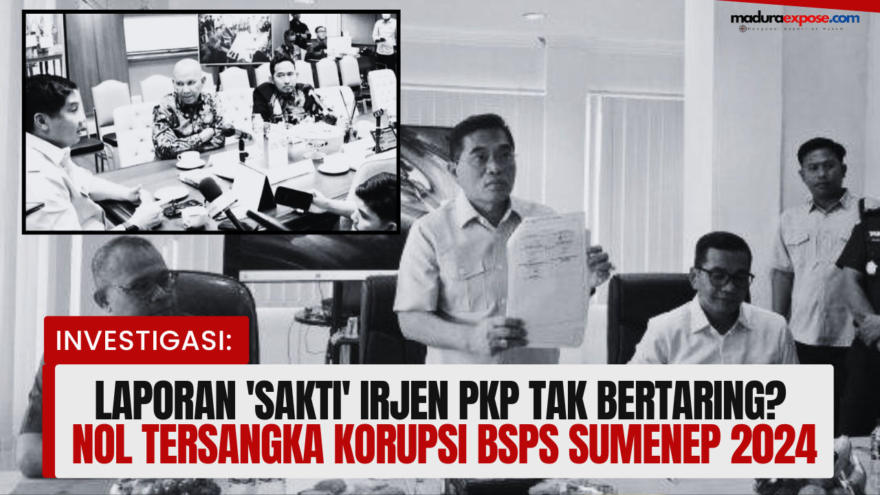 INVESTIGASI: Laporan ‘Sakti’ Irjen PKP Tak Bertaring? Nol Tersangka Korupsi BSPS Sumenep 2024