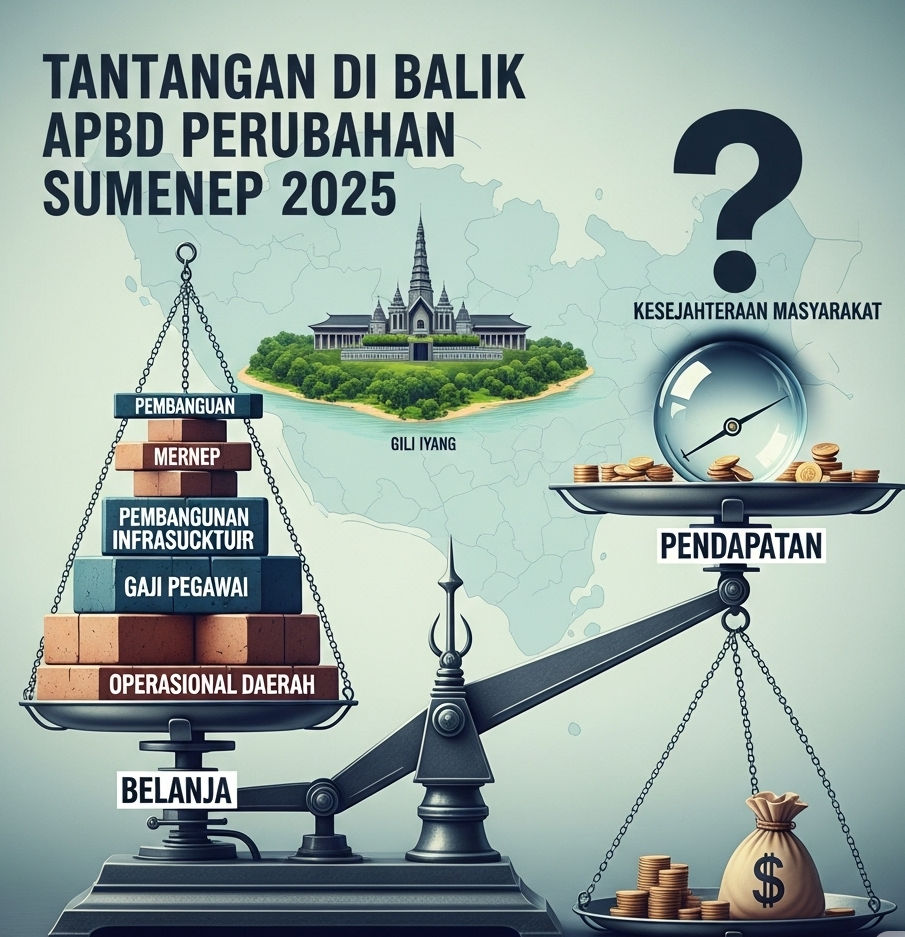 Tantangan di Balik APBD Perubahan Sumenep 2025: Belanja Lebih Besar dari Pendapatan, Mampukah Misi Kesejahteraan Tercapai?