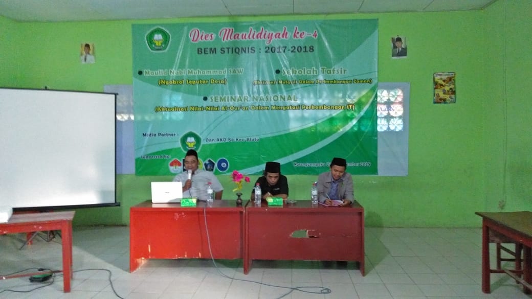 STIQNIS Undang Jebolan UIN dan Direktur Madura Expose Dalam Seminar Nasional