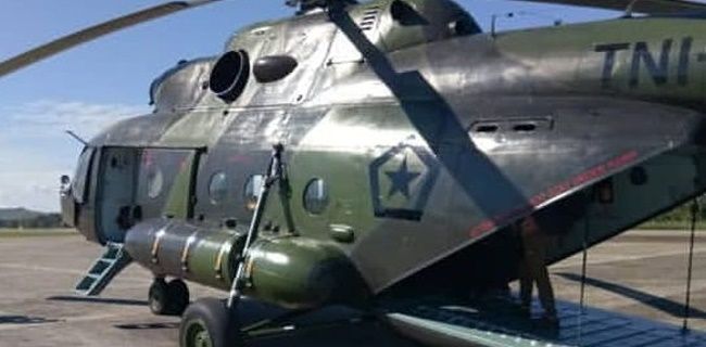 5 Menit Terbang, Heli MI-17 Milik TNI AD Hilang Kontak Di Papua