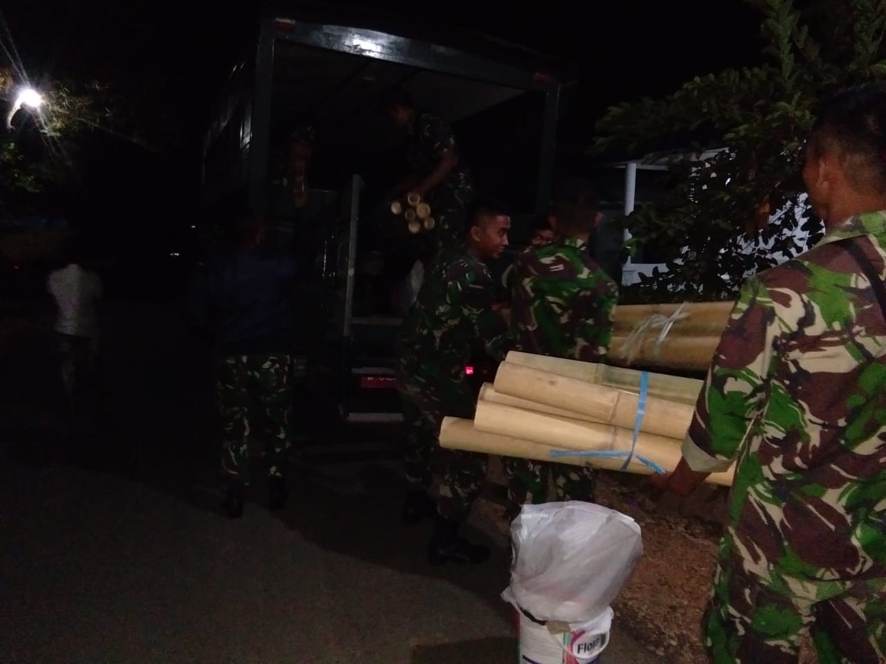 Kodim Sampang Geser Pasukan Prajurit TNI dijelang Penutupan TMMD