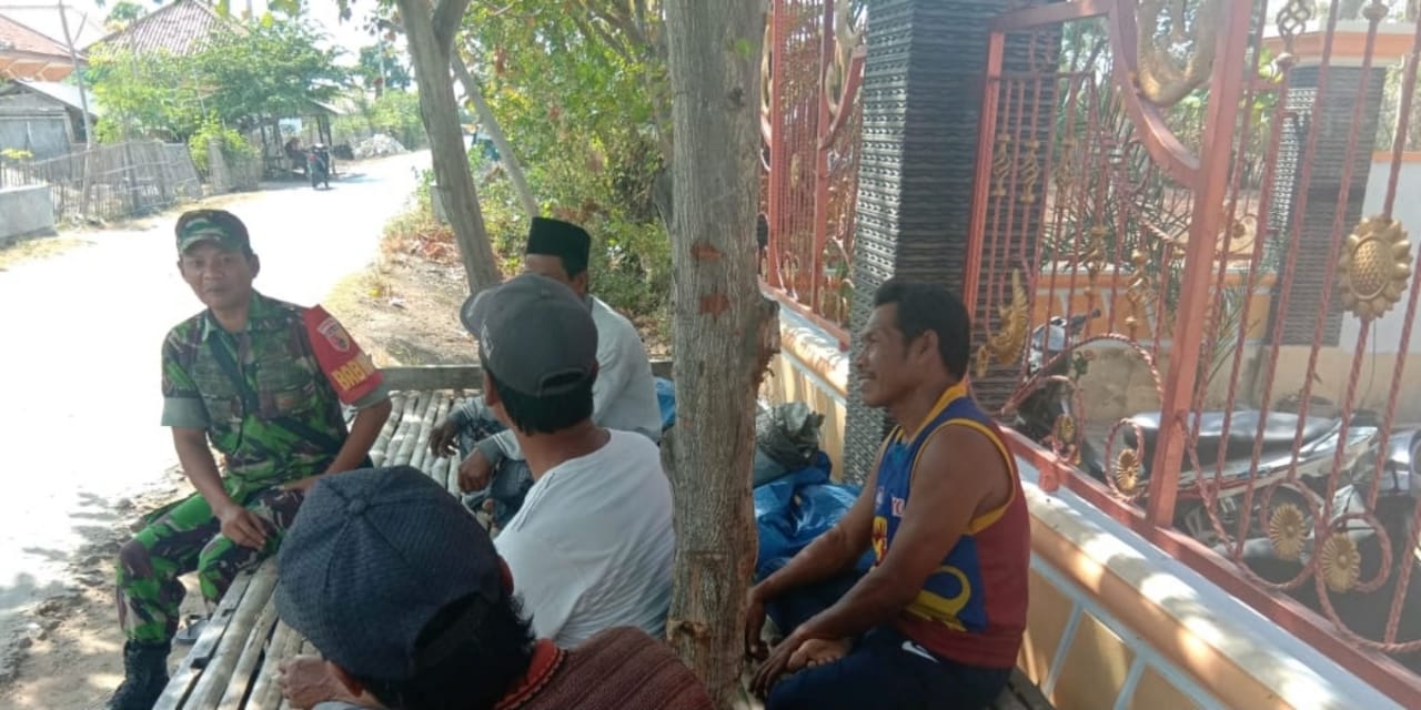 Babinsa Koramil 0827/21 Ra`as Melaksanakan Anjangsana Bersama Warga Binaan
