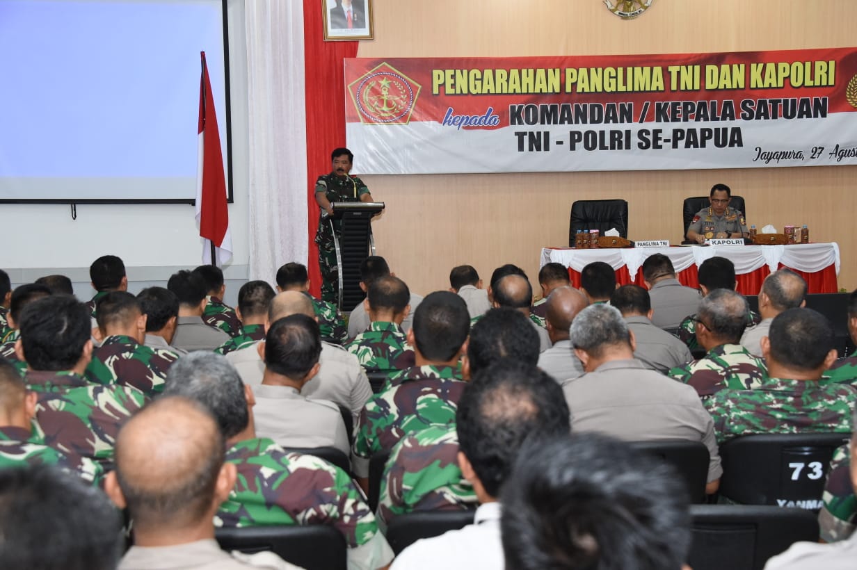 Panglima TNI : Jaga Sinergitas Prajurit TNI dan Polri di Lapangan