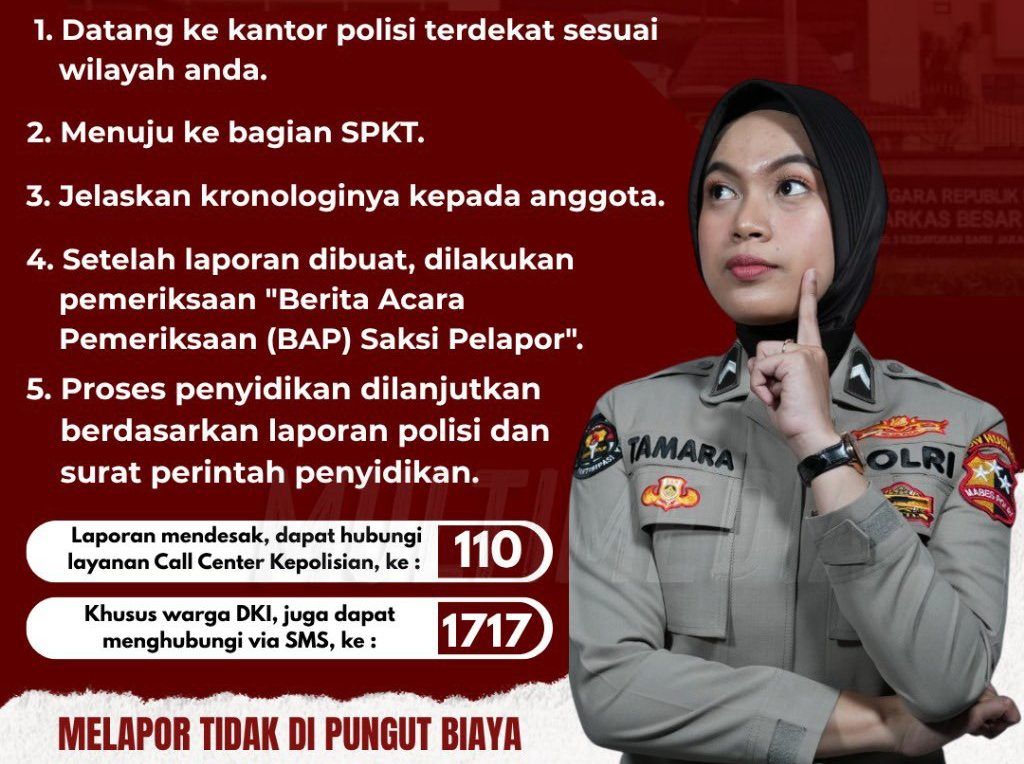 Jangan Ragu Melapor! Polri Permudah Langkah Pengaduan Kasus Tindak Pidana