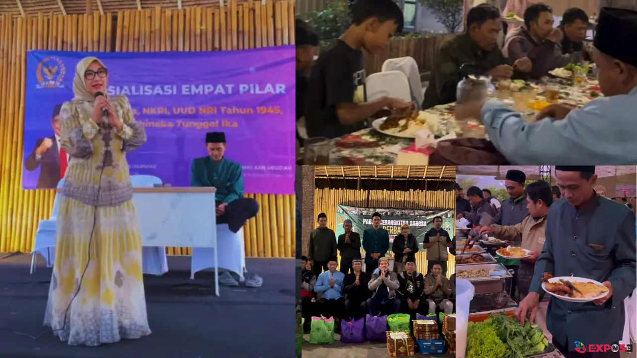 Di Garut Selatan, Imas Aan Ubudiah “Suntik” Semangat Empat Pilar ke Tim SAJATI